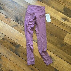 Lululemon align ribbed 28” size 4 velvet dust